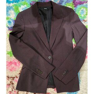 Theory Chocolate Brown Suit Jacket Size 0